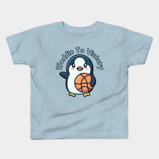Waddle to victory Kids T-Shirt